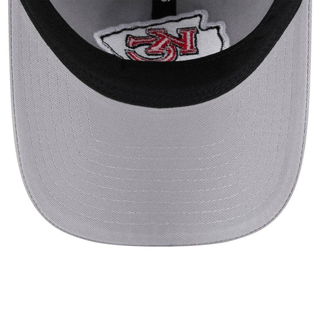 Kansas City Chiefs New Era Women's Main 9TWENTY Adjustable Hat - Gray online