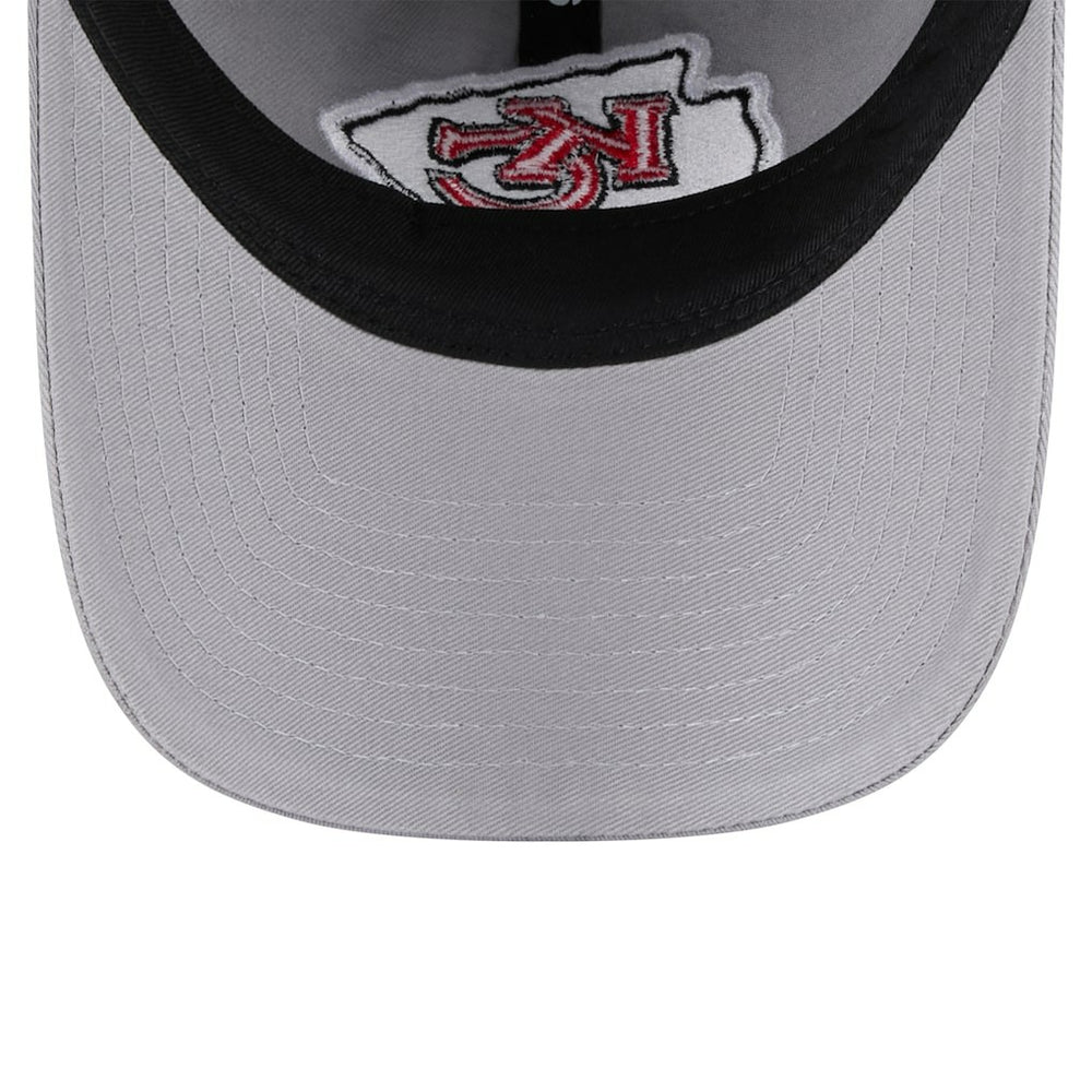 Kansas City Chiefs New Era Women's Main 9TWENTY Adjustable Hat - Gray online