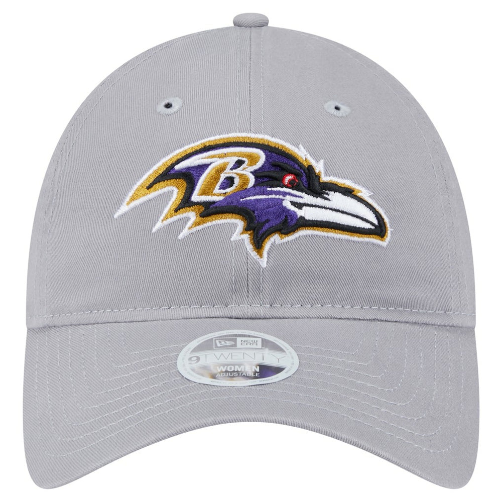 Baltimore Ravens New Era Women's Main 9TWENTY Adjustable Hat - Gray cheap