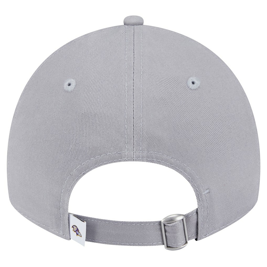 Baltimore Ravens New Era Women's Main 9TWENTY Adjustable Hat - Gray cheap