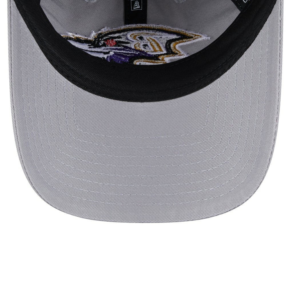 Baltimore Ravens New Era Women's Main 9TWENTY Adjustable Hat - Gray cheap