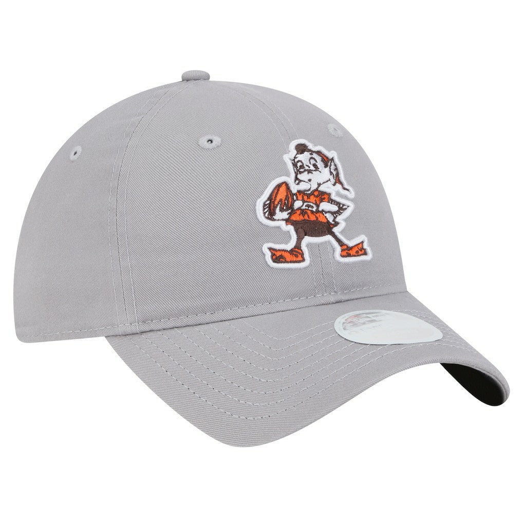 Cleveland Browns New Era Women's Main 9TWENTY Adjustable Hat - Gray on sale