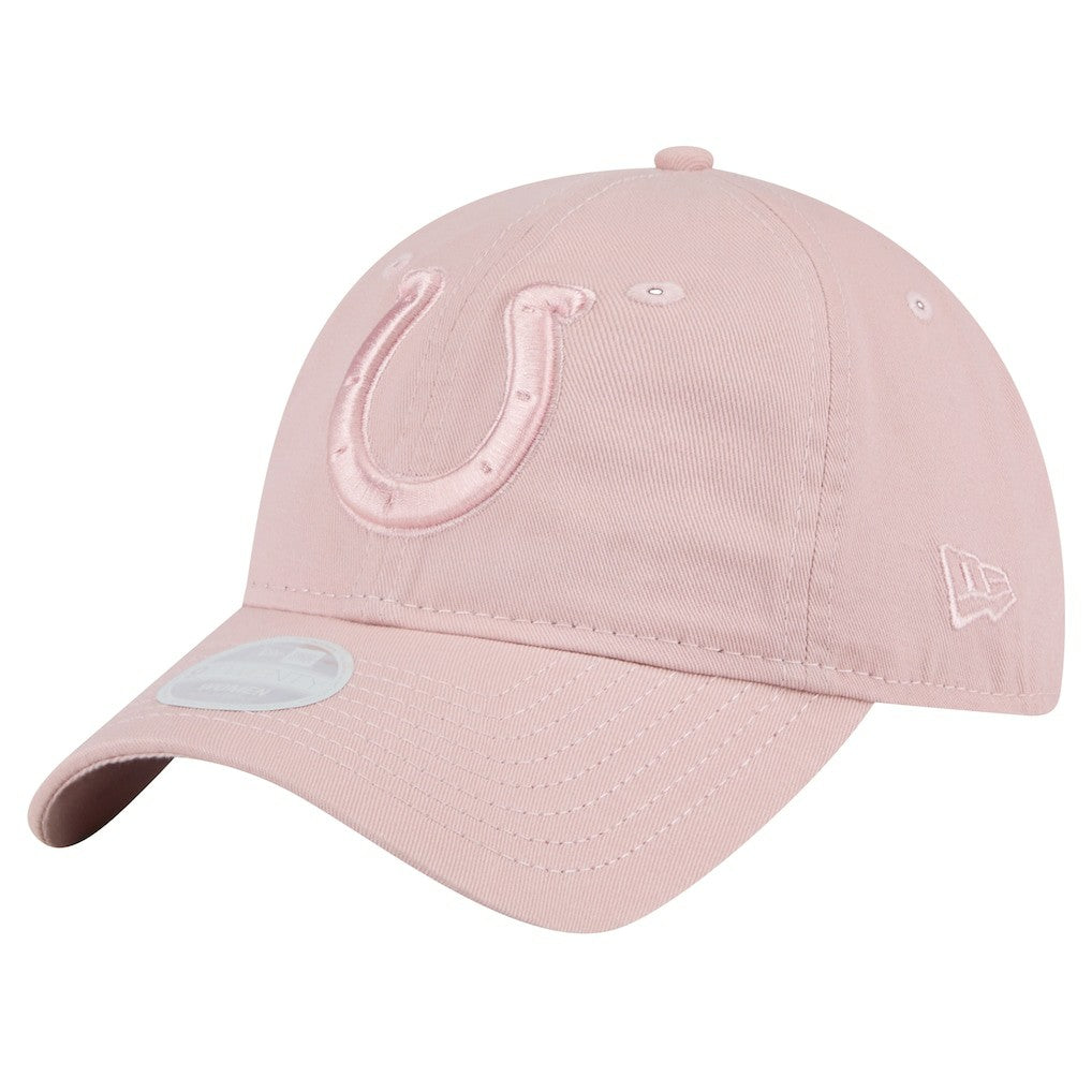 Indianapolis Colts New Era Women's Main 9TWENTY Adjustable Hat - Light Pink discount