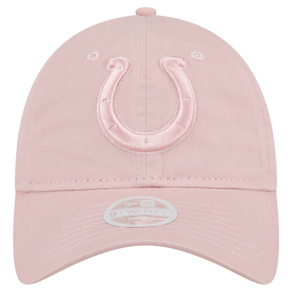 Indianapolis Colts New Era Women's Main 9TWENTY Adjustable Hat - Light Pink discount