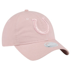 Indianapolis Colts New Era Women's Main 9TWENTY Adjustable Hat - Light Pink discount