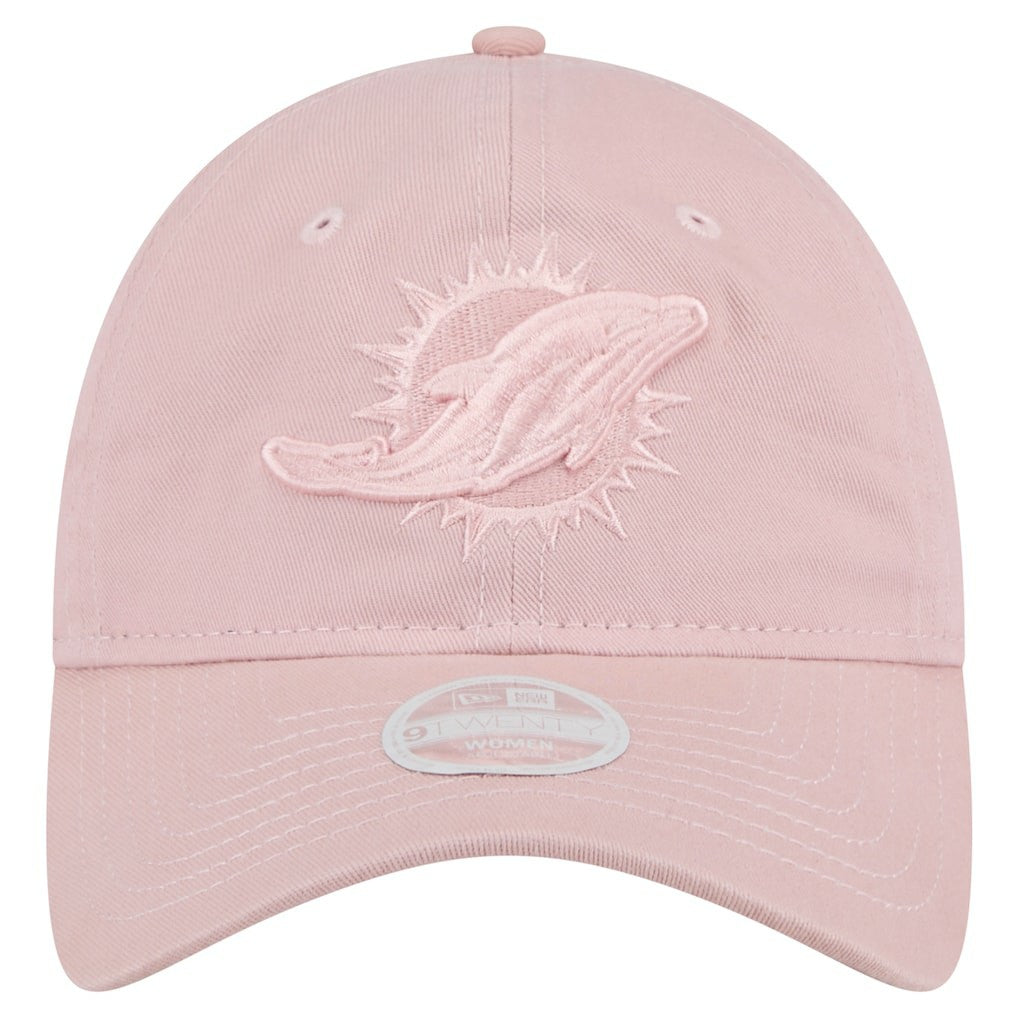 Miami Dolphins New Era Women's Main 9TWENTY Adjustable Hat - Light Pink outlet