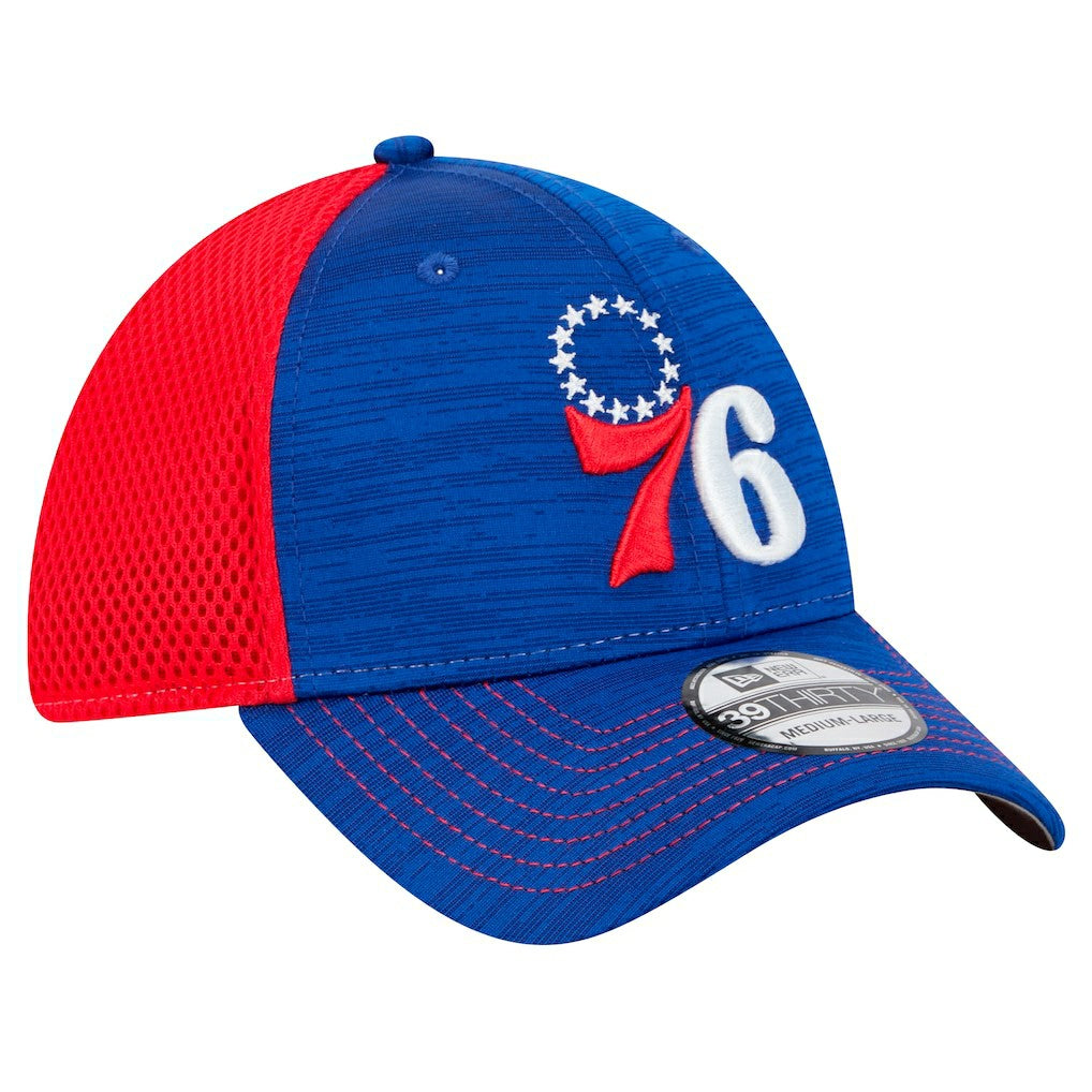 Philadelphia 76ers Active Tech Neo Flex 39THIRTY Flex Hat - Royal/Red sale