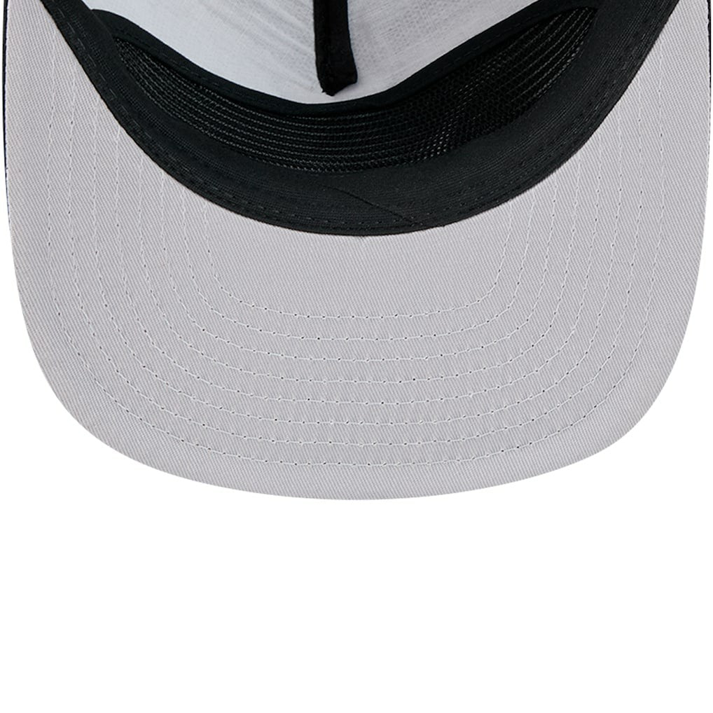 Philadelphia 76ers Tone Foam Meshback Golfer Snapback Hat - Black discount