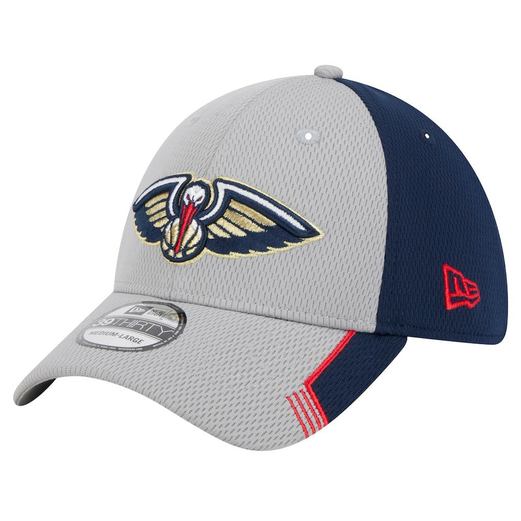 New Orleans Pelicans Active Trim 39THIRTY Flex Hat - Gray/Navy cheap