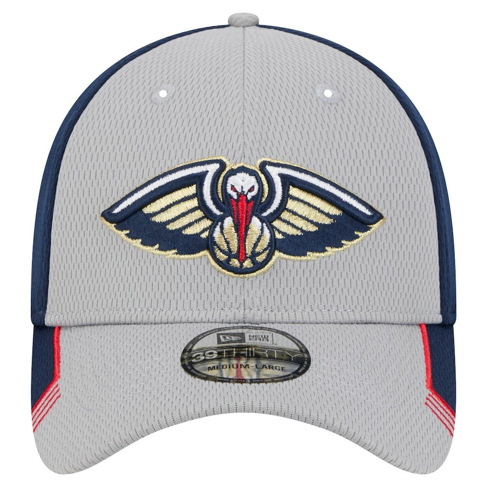 New Orleans Pelicans Active Trim 39THIRTY Flex Hat - Gray/Navy cheap