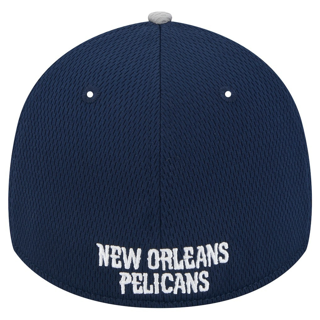 New Orleans Pelicans Active Trim 39THIRTY Flex Hat - Gray/Navy cheap