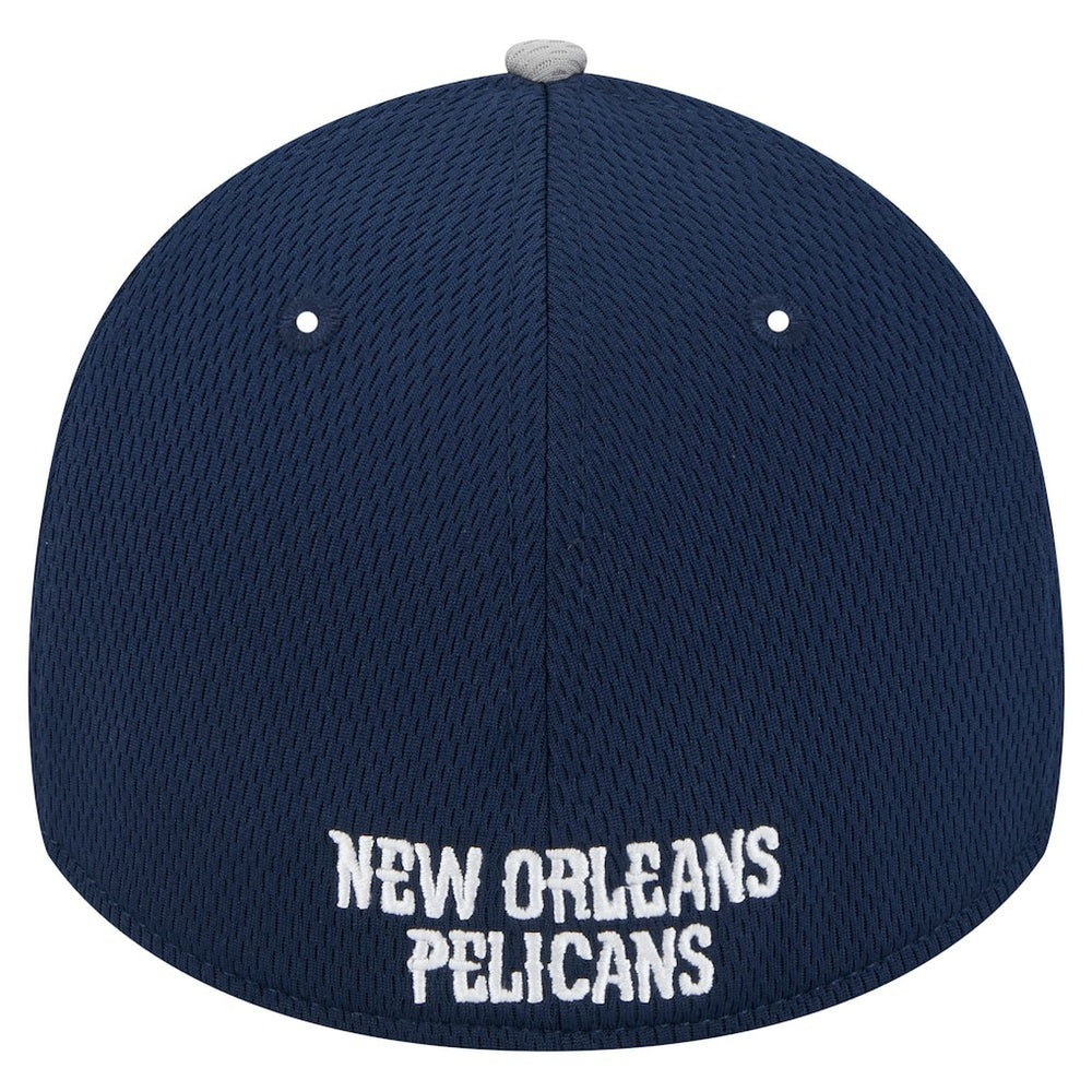 New Orleans Pelicans Active Trim 39THIRTY Flex Hat - Gray/Navy cheap