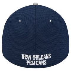 New Orleans Pelicans Active Trim 39THIRTY Flex Hat - Gray/Navy cheap