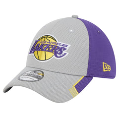 Los Angeles Lakers Active Trim 39THIRTY Flex Hat - Gray/Purple sale