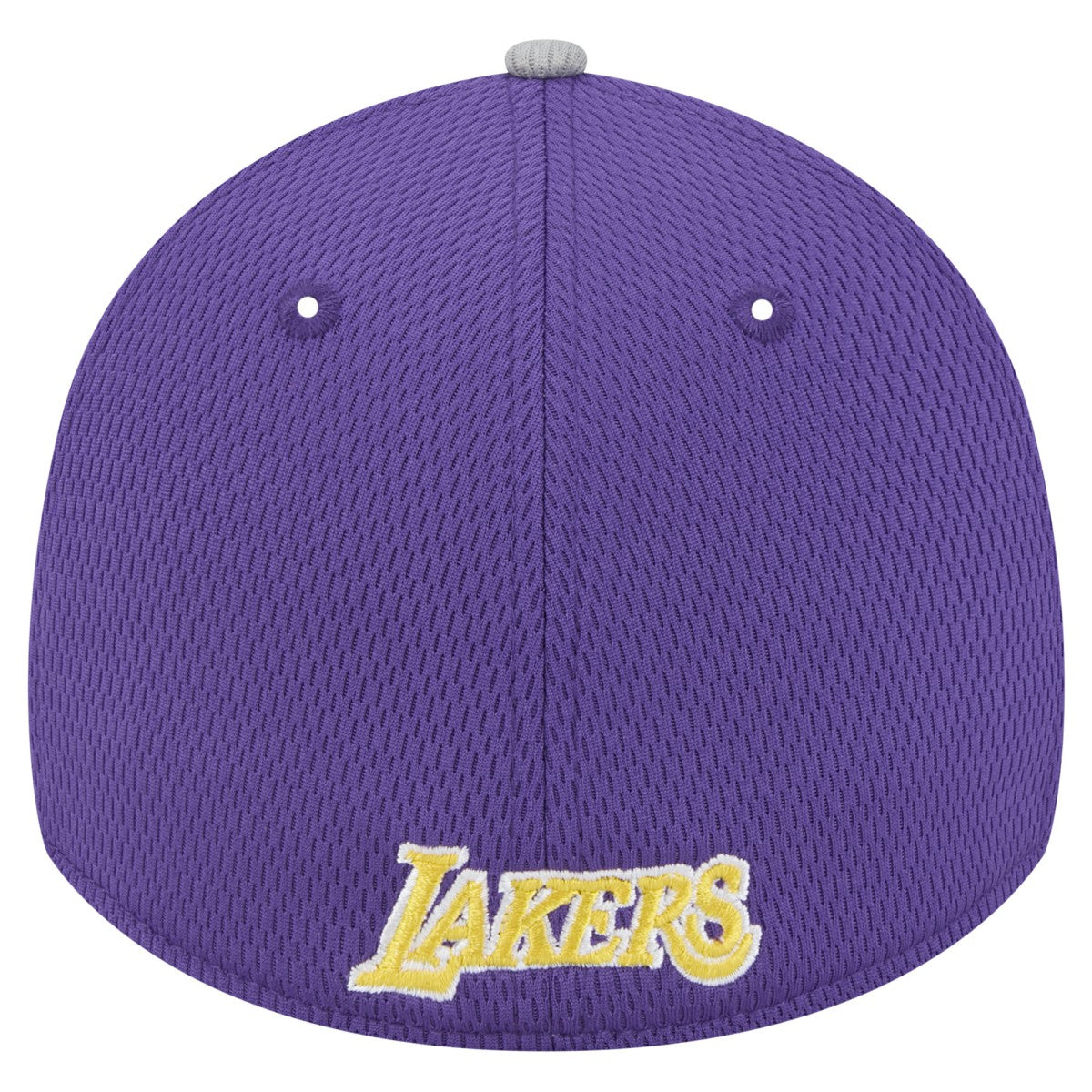 Los Angeles Lakers Active Trim 39THIRTY Flex Hat - Gray/Purple sale