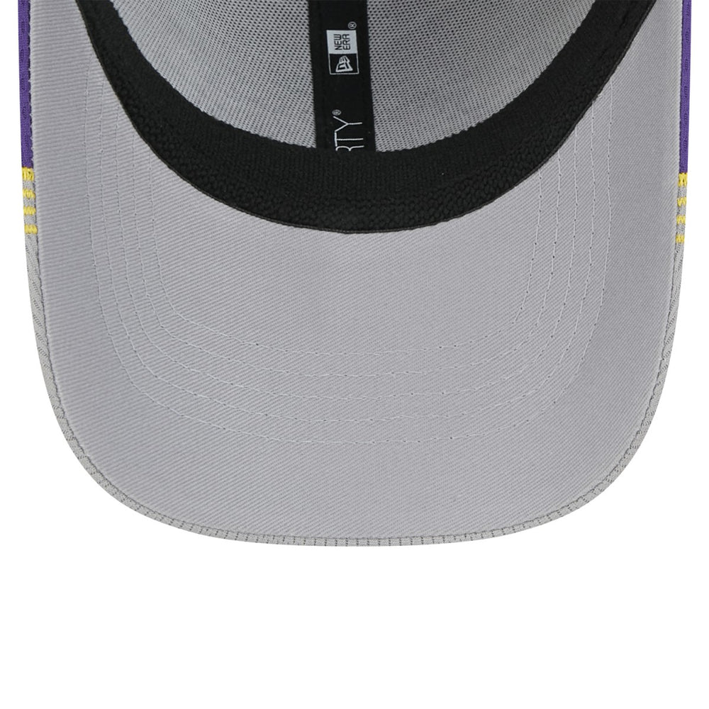 Los Angeles Lakers Active Trim 39THIRTY Flex Hat - Gray/Purple sale