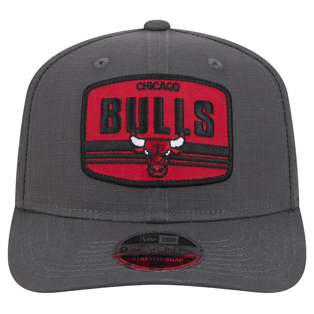 Chicago Bulls Team Elevated Patch 9SEVENTY Adjustable Hat - Graphite for sale