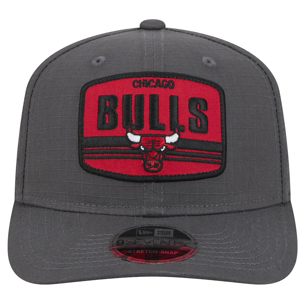 Chicago Bulls Team Elevated Patch 9SEVENTY Adjustable Hat - Graphite for sale