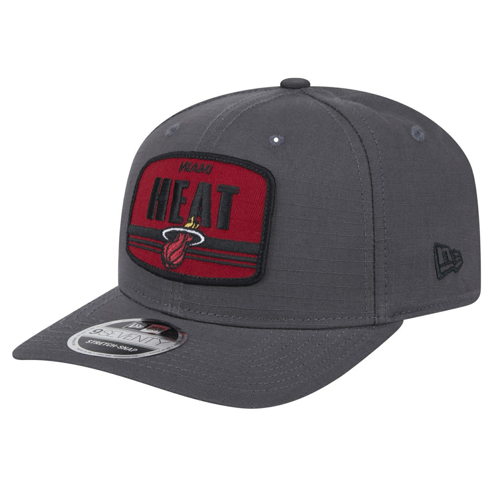 Miami Heat Team Elevated Patch 9SEVENTY Adjustable Hat - Graphite shop