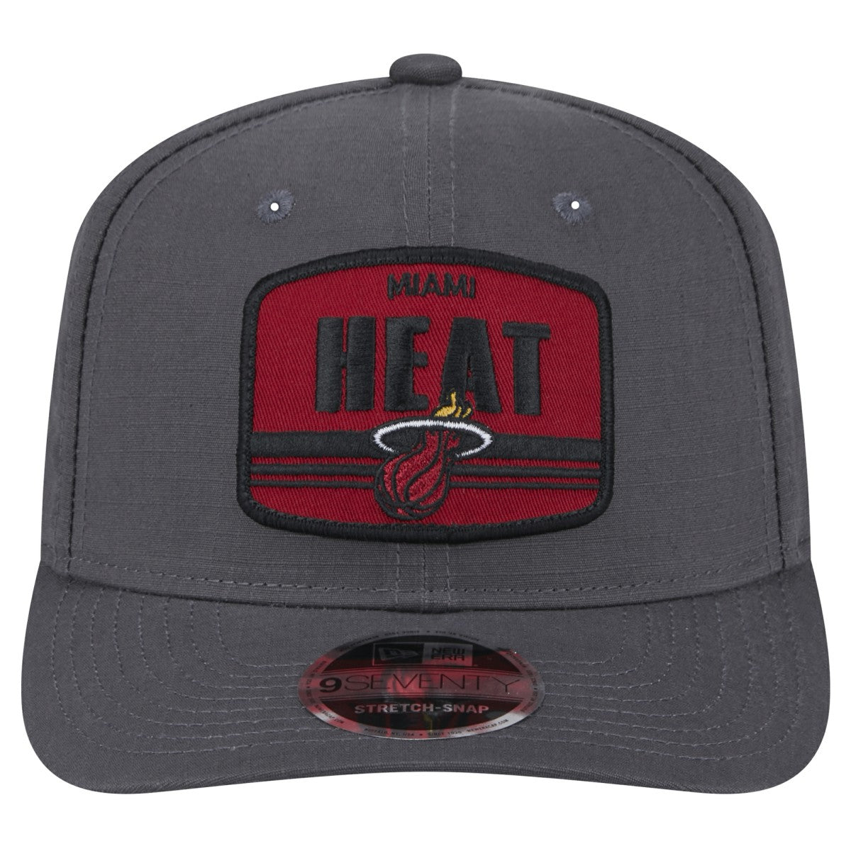 Miami Heat Team Elevated Patch 9SEVENTY Adjustable Hat - Graphite shop