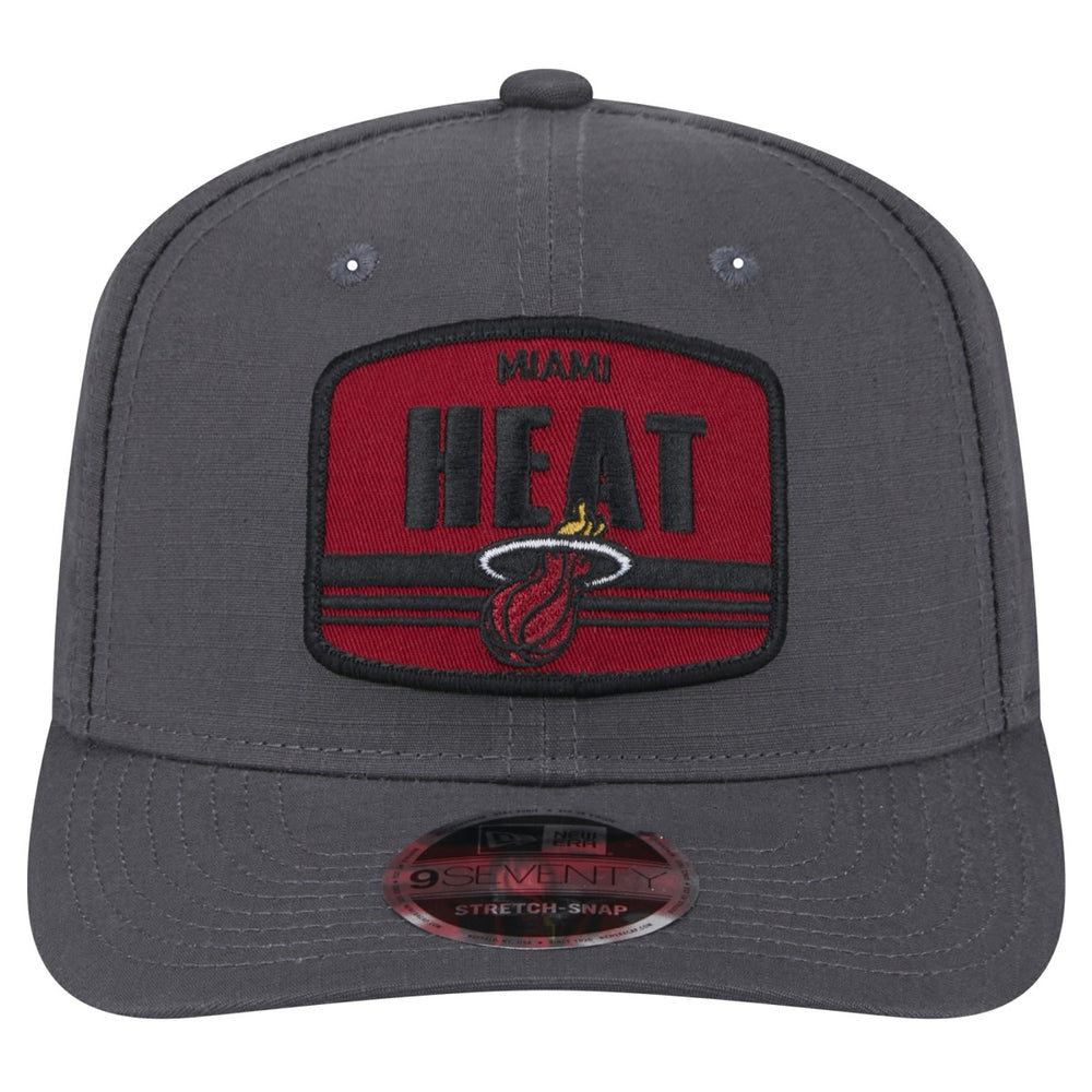 Miami Heat Team Elevated Patch 9SEVENTY Adjustable Hat - Graphite shop