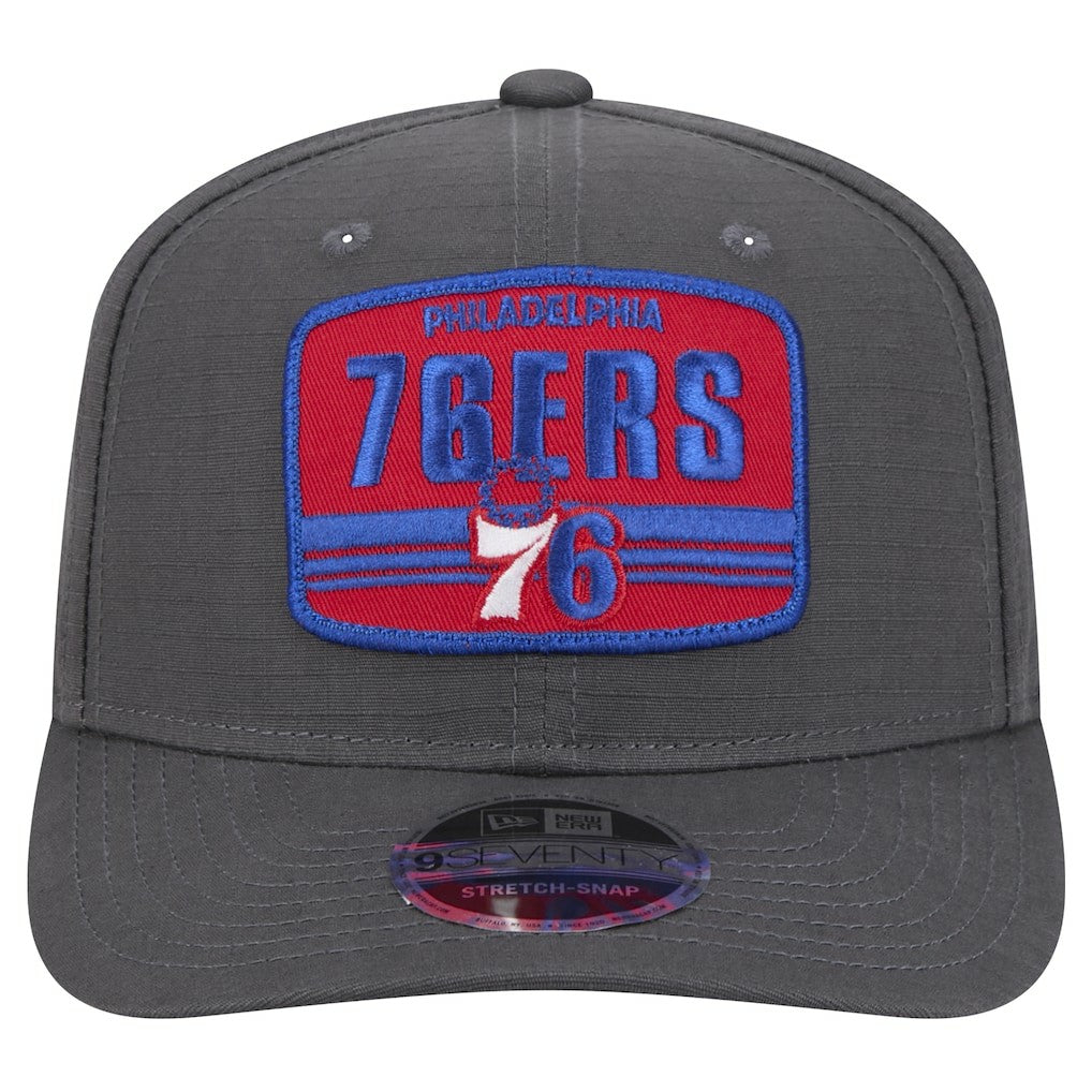 Philadelphia 76ers Team Elevated Patch 9SEVENTY Adjustable Hat - Graphite on sale