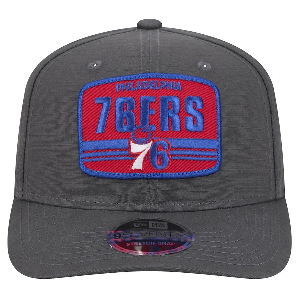 Philadelphia 76ers Team Elevated Patch 9SEVENTY Adjustable Hat - Graphite on sale