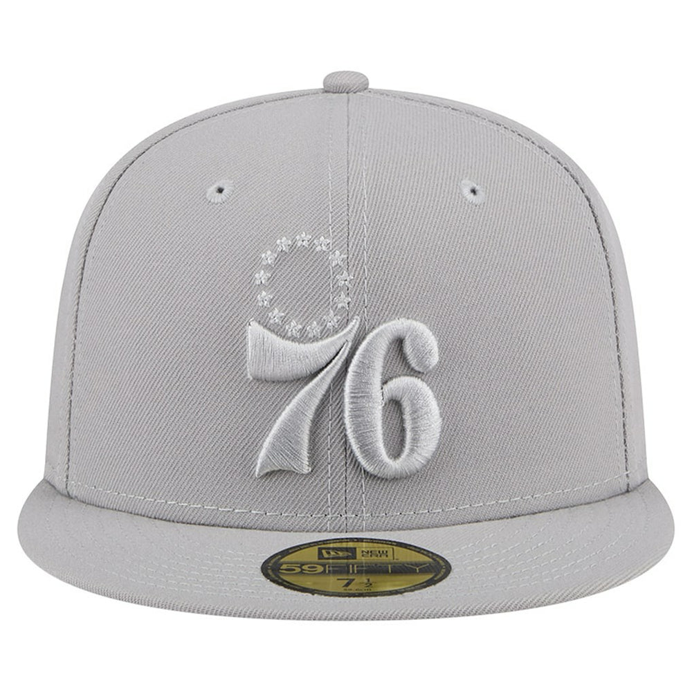 Philadelphia 76ers Color Pack 59FIFTY Fitted Hat - Gray cheap