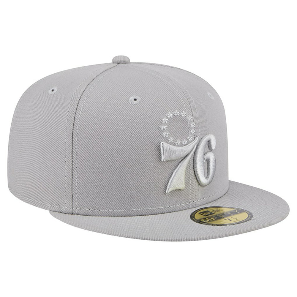 Philadelphia 76ers Color Pack 59FIFTY Fitted Hat - Gray cheap