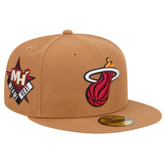 Miami Heat Color Pack 59FIFTY Fitted Hat - Tan cheap