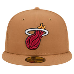 Miami Heat Color Pack 59FIFTY Fitted Hat - Tan cheap