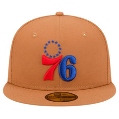 Philadelphia 76ers Color Pack 59FIFTY Fitted Hat - Tan online