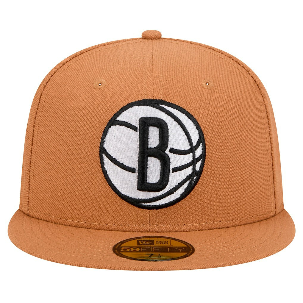 Brooklyn Nets Color Pack 59FIFTY Fitted Hat - Tan online