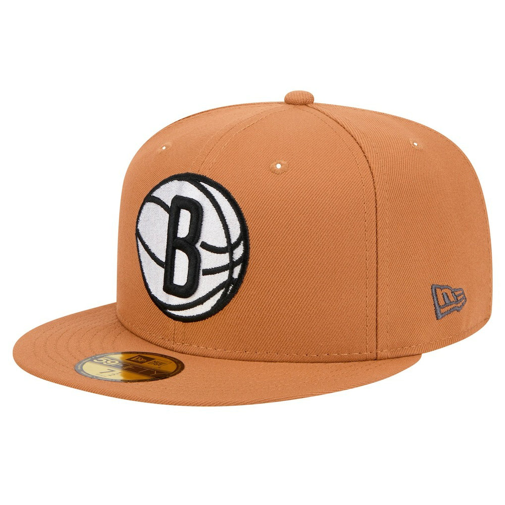 Brooklyn Nets Color Pack 59FIFTY Fitted Hat - Tan online