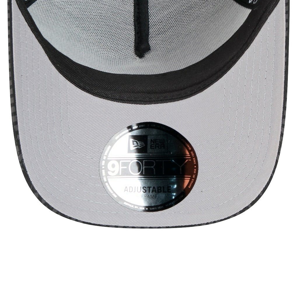 Chicago Bulls Male Adult Midnight Ink Tonal A-Frame Trucker 9FORTY Adjustable Hat - Black shop