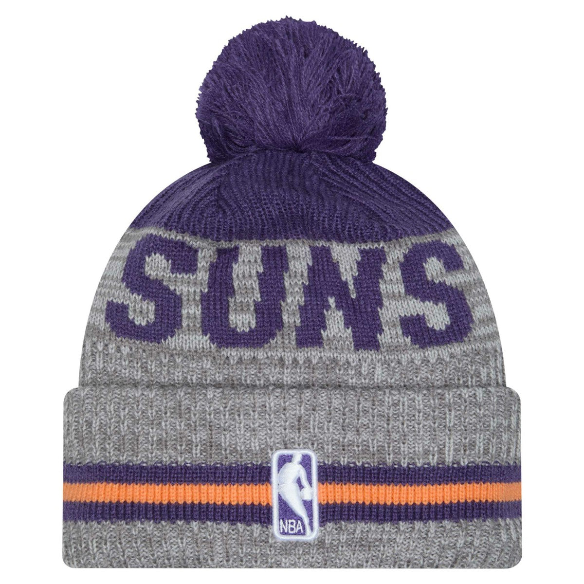Phoenix Suns Sport Night Runner Cuffed Knit Hat with Pom - Gray shop
