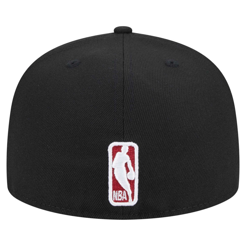 Miami Heat Sport Night Script Sided 59FIFTY Fitted Hat - Black discount