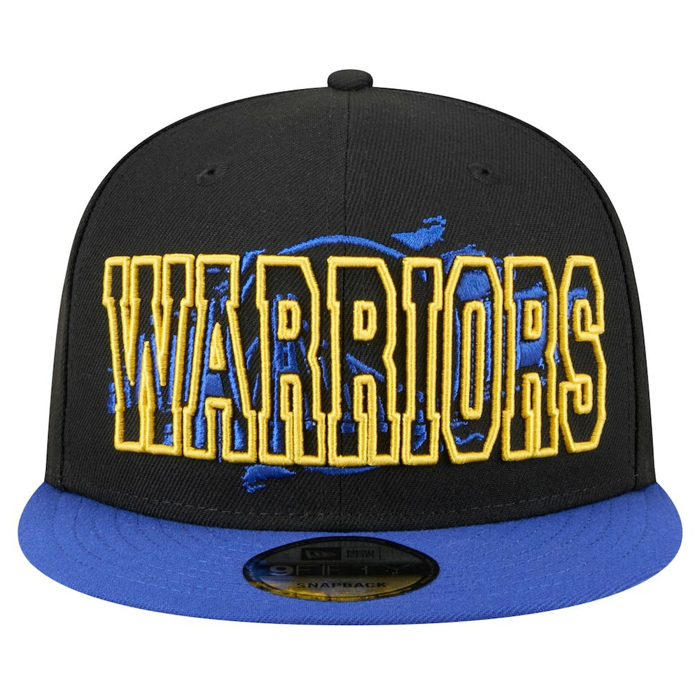 Golden State Warriors Sport Night Splatter 2-Tone 9FIFTY Snapback Hat sale - Black/Royal sale