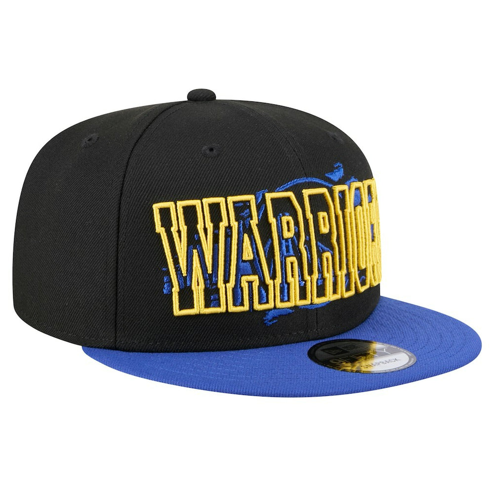 Golden State Warriors Sport Night Splatter 2-Tone 9FIFTY Snapback Hat sale - Black/Royal sale