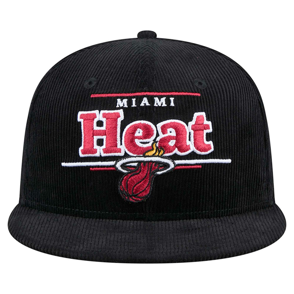 Miami Heat Throwback Display Corduroy 9FIFTY Snapback Hat - Black shop