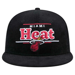 Miami Heat Throwback Display Corduroy 9FIFTY Snapback Hat - Black shop