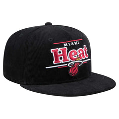 Miami Heat Throwback Display Corduroy 9FIFTY Snapback Hat - Black shop