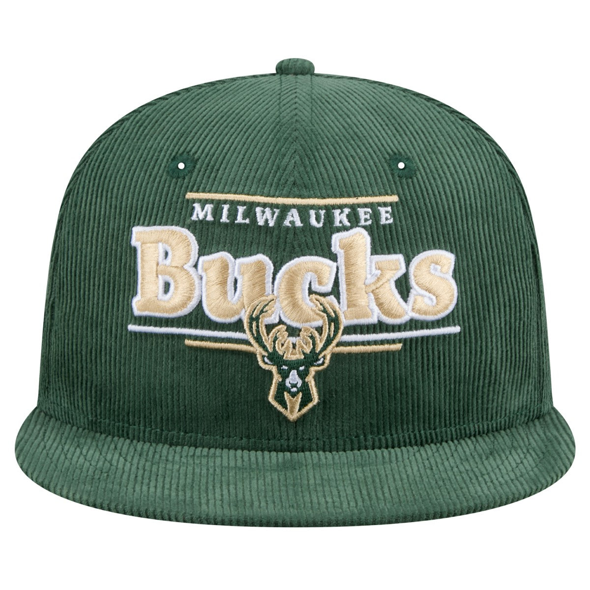 Milwaukee Bucks Throwback Display Corduroy 9FIFTY Snapback Hat - Hunter Green outlet
