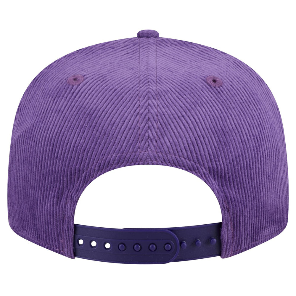 Los Angeles Lakers Throwback Display Corduroy 9FIFTY Snapback Hat - Purple cheap