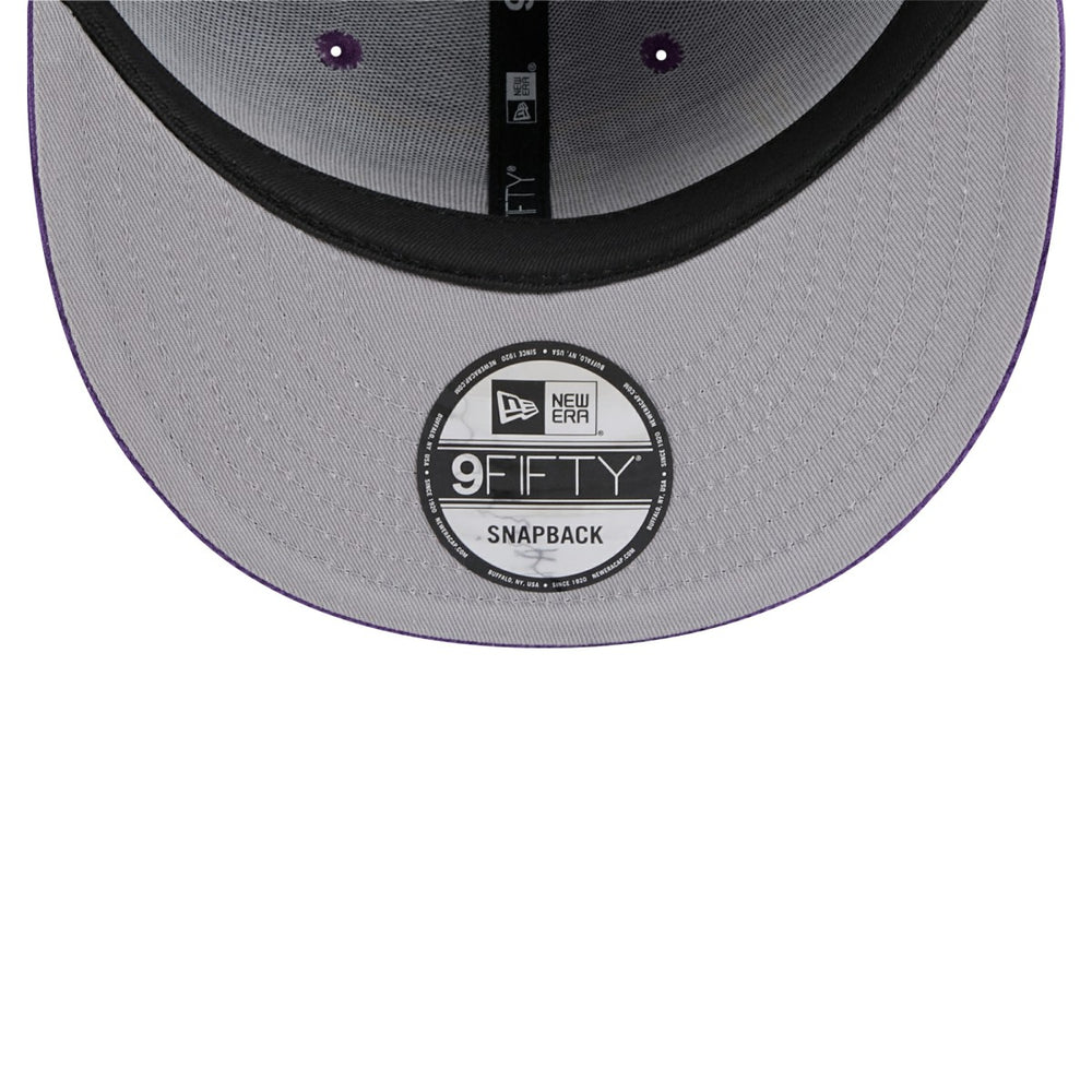 Los Angeles Lakers Throwback Display Corduroy 9FIFTY Snapback Hat - Purple cheap
