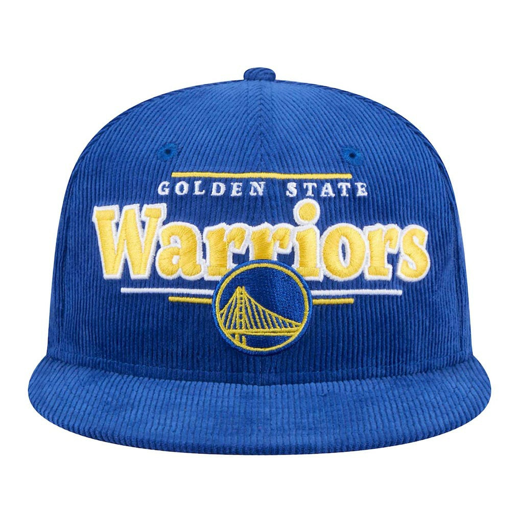 Golden State Warriors Throwback Display Corduroy 9FIFTY Snapback Hat sale - Royal discount