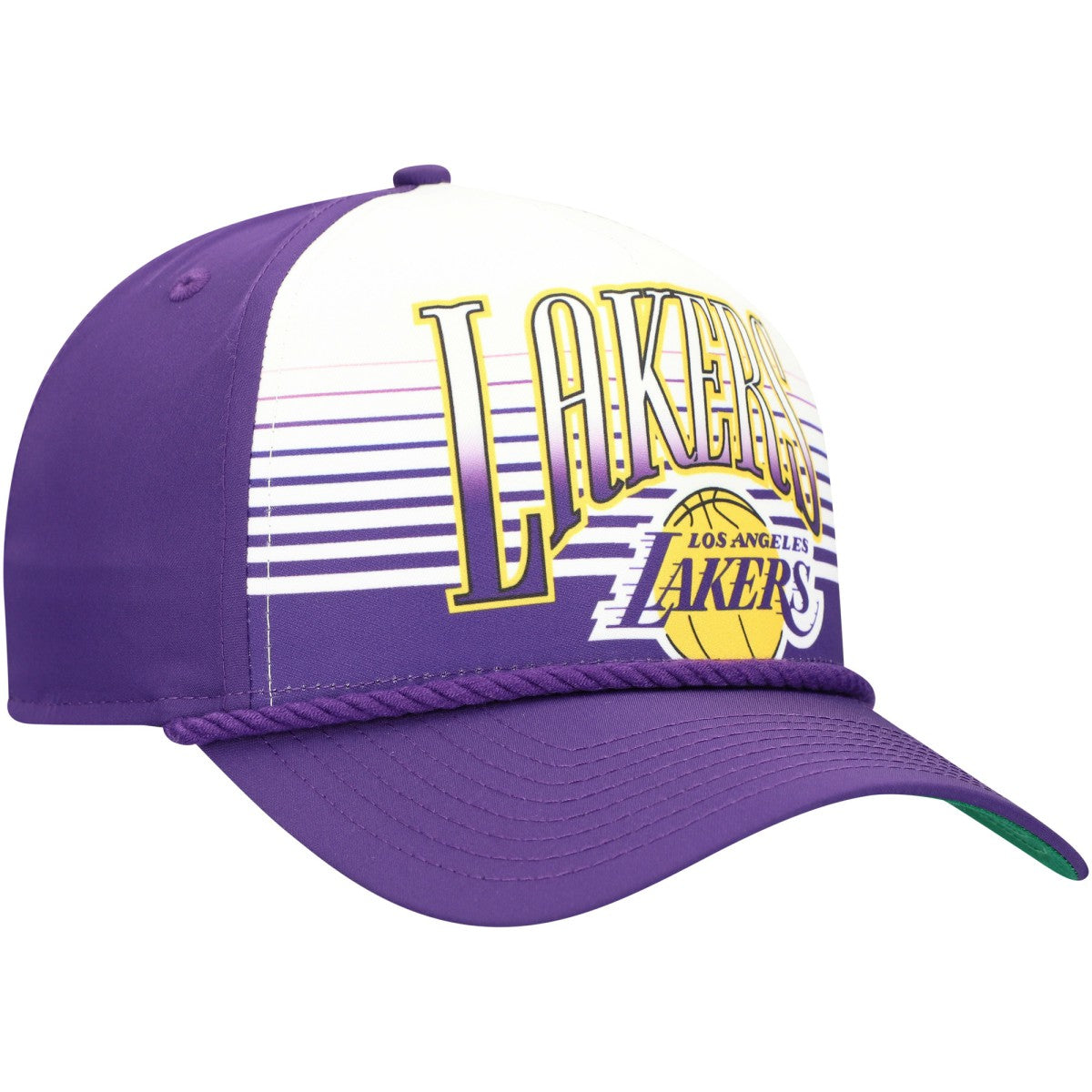 Los Angeles Lakers Purple Throwback Gradient A-Frame 9FORTY Adjustable Hat shop