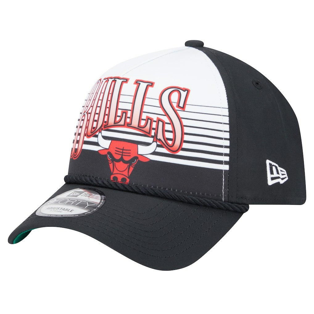 Chicago Bulls Black Throwback Gradient A-Frame 9FORTY Adjustable Hat online