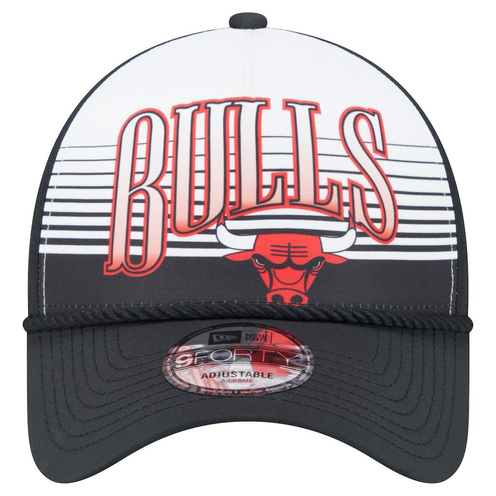 Chicago Bulls Black Throwback Gradient A-Frame 9FORTY Adjustable Hat online