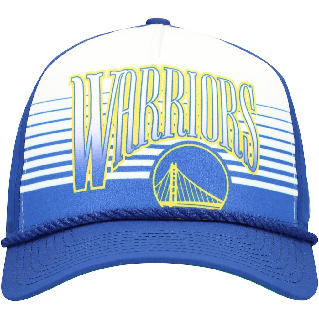 Golden State Warriors Royal Throwback Gradient A-Frame 9FORTY Adjustable Hat on sale